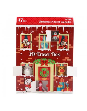 ΗΜΕΡΟΛΟΓΙΟ i-TOTAL XL3499 XMAS 3D ERASER ADVENT CALENDAR