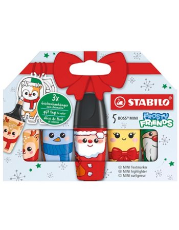 ΣΕΤ STABILO XMAS FROSTY FRIEND 5ΤΕΜ.