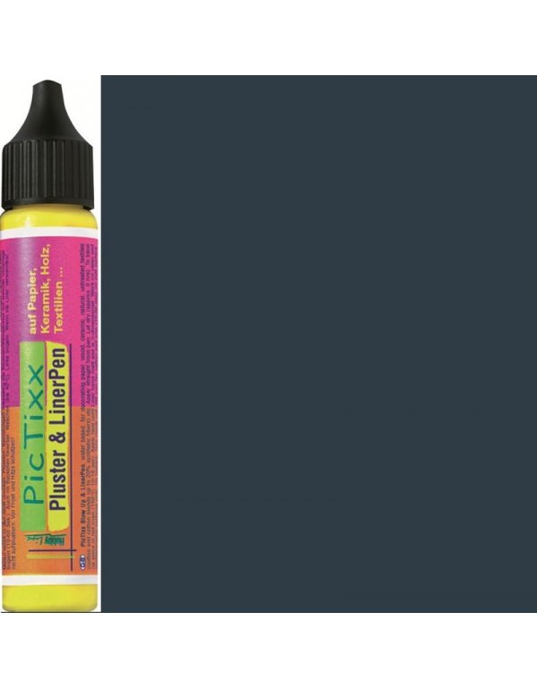 ΧΡΩΜΑ PIC TIXX PLUSTER &LinerPEN 25ml ΜΑΥΡΟ