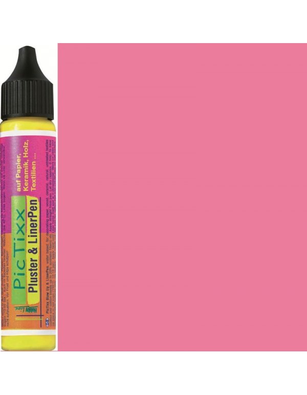 ΧΡΩΜΑ PIC TIXX PLUSTER &LinerPEN 25ml ΡΟΖ