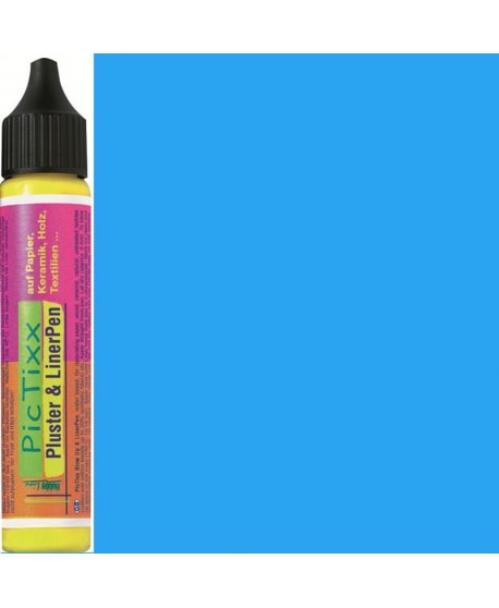 ΧΡΩΜΑ PIC TIXX PLUSTER &LinerPEN 25ml ΜΠΛΕ
