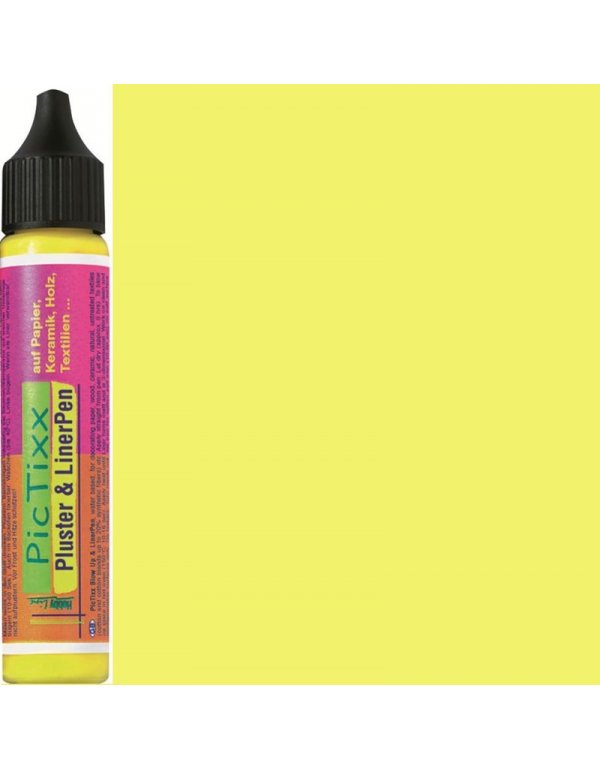 ΧΡΩΜΑ PIC TIXX PLUSTER &LinerPEN 25ml ΚΙΤΡΙΝΟ