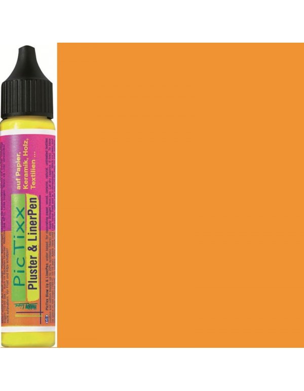ΧΡΩΜΑ PIC TIXX PLUSTER &LinerPEN 25ml ΠΟΡΤΟΚΑΛΙ