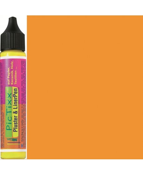 ΧΡΩΜΑ PIC TIXX PLUSTER &LinerPEN 25ml ΠΟΡΤΟΚΑΛΙ