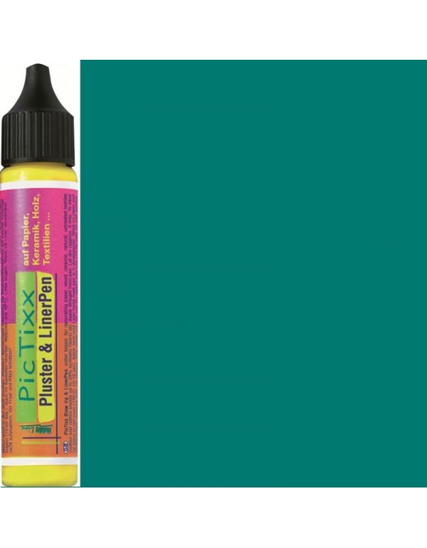 ΧΡΩΜΑ PIC TIXX PLUSTER &LinerPEN 25ml ΠΡΑΣΙΝΟ ΣΚΟΥΡΟ