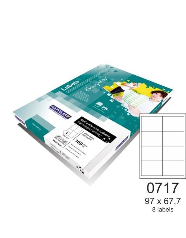 ΕΤΙΚΕΤΕΣ RAYFILM ECO Α4 97x67,7mm 100φ.