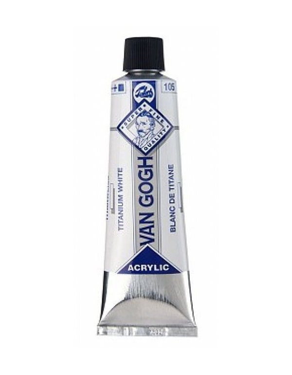 ΑΚΡΥΛΙΚΟ ΧΡΩΜΑ TALENS VAN GOGH 105 40ml ΤΙΤΑΝIUM WHITE