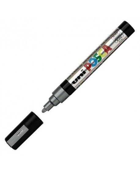 ΜΑΡΚΑΔΟΡΟΣ UNI POSCA PC-5M ΑΣΗΜΙ