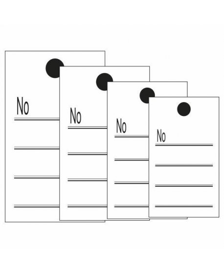 ΕΤΤΙΚΕΤΕΣ ΚΑΠΝΟΥ Νο 5 5,5x9,5 (πακέτο 500 τεμ.)