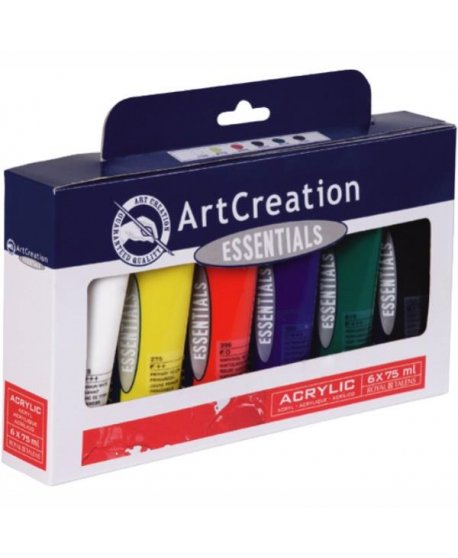 TALENS ΧΡΩΜΑΤΑ ΑΚΡΥΛΙΚΑ ART CREATION ΣΕΤ 6ΧΡ.75ml